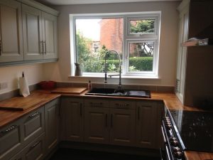 Sink Unit In Fitted Kitchen