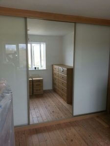 Frosted Glass With Glass Panel