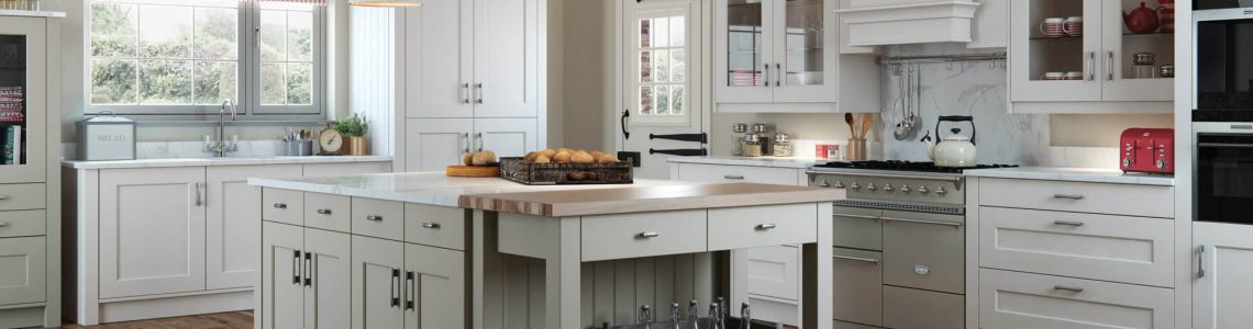 Classic Traditional Country Florence Painted Stone Kitchen