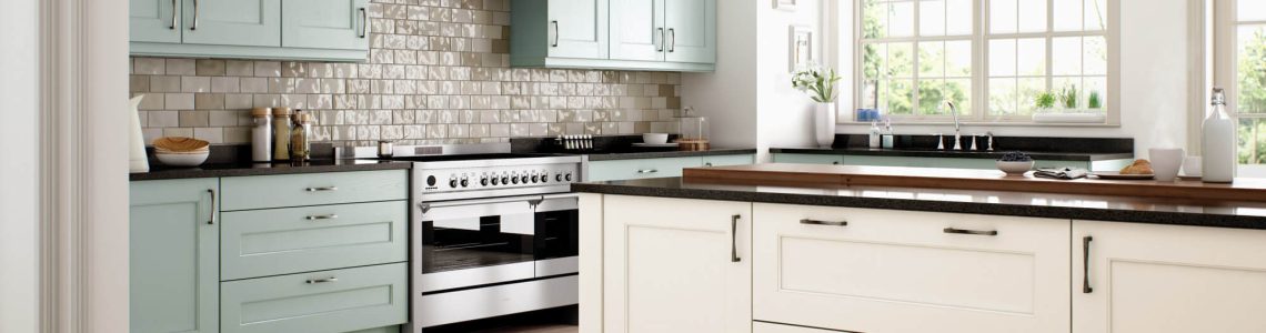 contemporary wakefield ivory powder blue kitchen sheffield