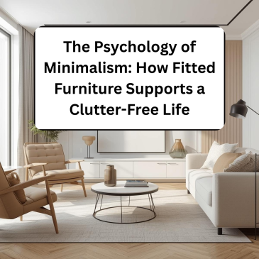 The Psychology of Minimalism: How Fitted Furniture Supports a Clutter-Free Life